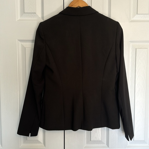 Calvin Klein one button black blazer size 4 - Picture 2 of 4